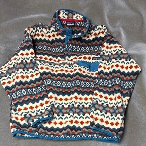 Patagonia Multicolor Patterned Fleece Pullover